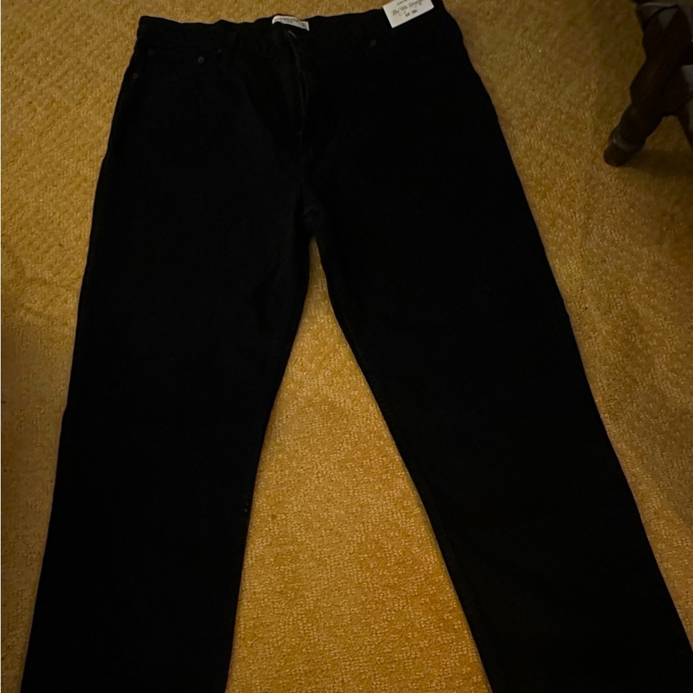Women’s black The 90s Straight Abercrombie jeans Ultra High Rise